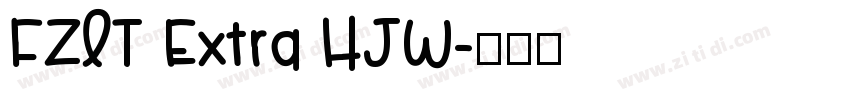 FZLT Extra HJW字体转换